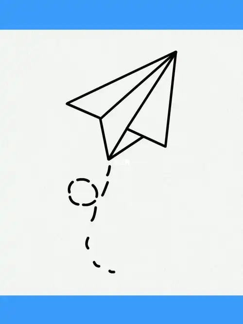 3个v画纸飞机就这么简单