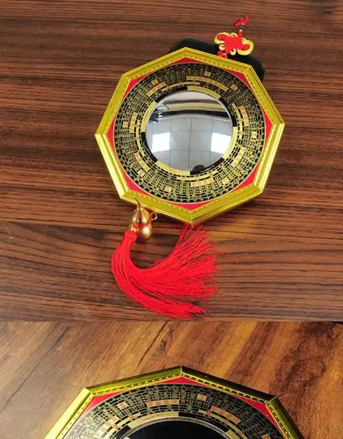 八卦镜凸镜 挂大门 铜八卦镜 凹镜 太极镜凸透镜八卦镜合金凸镜窗口