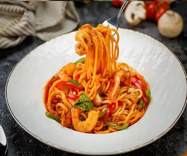 莆田香辣魔法海鲜意面