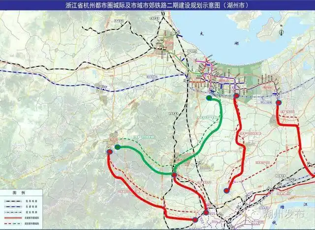 湖州4条轨道交通线路走向已明确,1,2号线将开建,总长40km