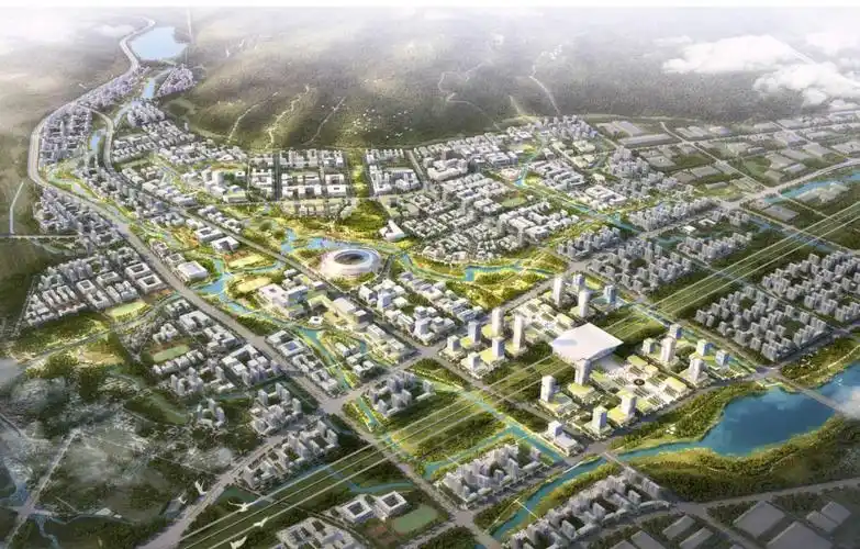 福州第二座大学城规划长乐滨海新城职业城