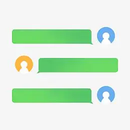 聊天对话气泡坎