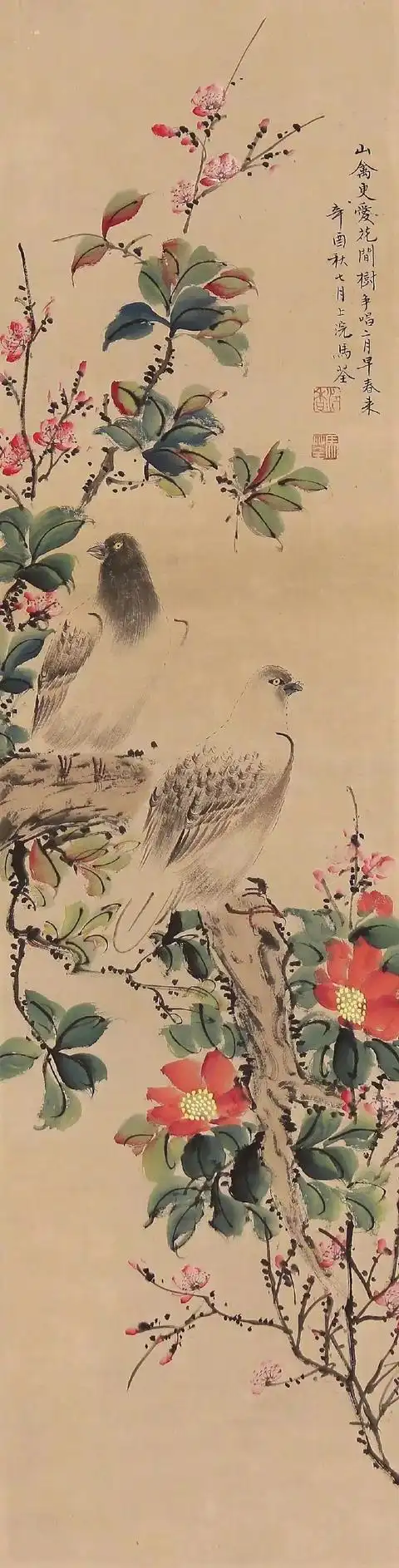 「津门网」清代才女画家马荃花鸟作品欣赏