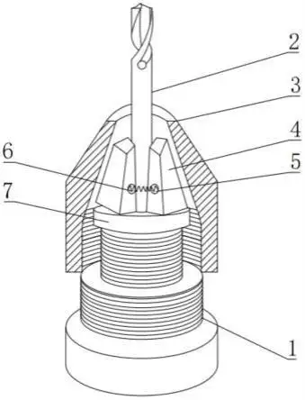 一种手持电钻钻头锁紧装置的制作方法