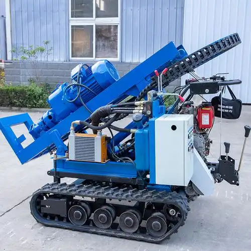 岩石钻孔机凿岩机小型气动潜孔钻机