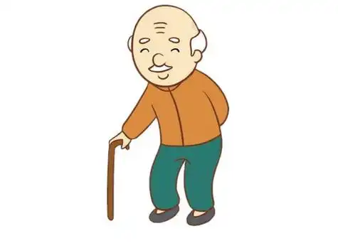 爷爷简笔画的画法步骤教程及图片大全