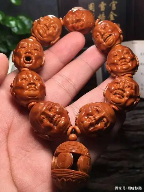 苏工须派罗汉顶尖人物「周雪官」本工核雕《十八罗汉》