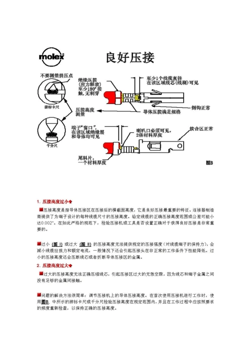 molex端子压接