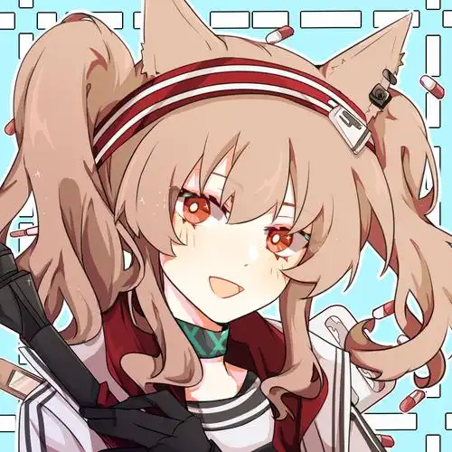 明日方舟艾雅法拉与女博的cp头像 私用