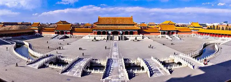 北京故宫博物院太和殿_全景网