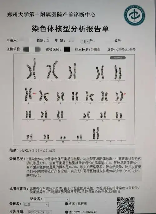 教你看懂染色体核型分析报告