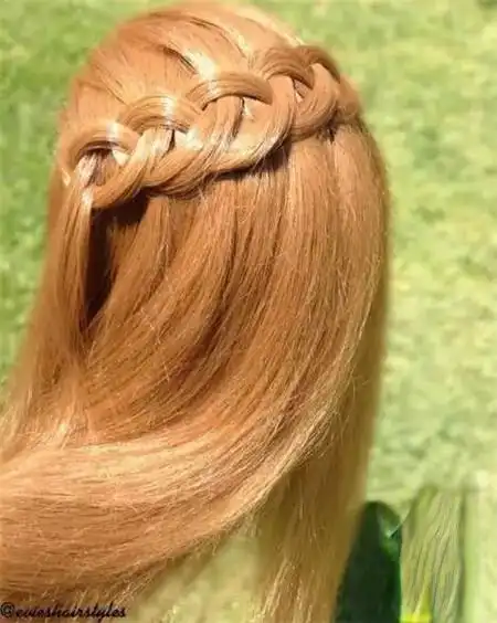10款超仙瀑布辫编发 女生必学唯美发型