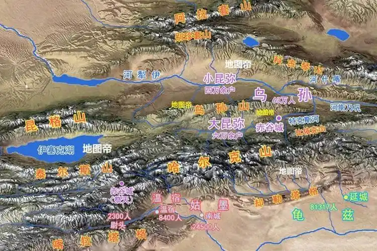 碎叶城,与中原文明有什么渊源?_乌孙_匈奴_月氏