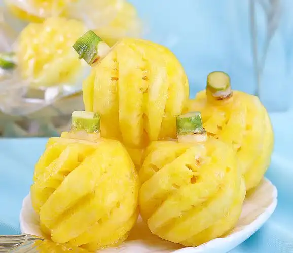 水果拍摄-泰国削皮迷你小菠萝