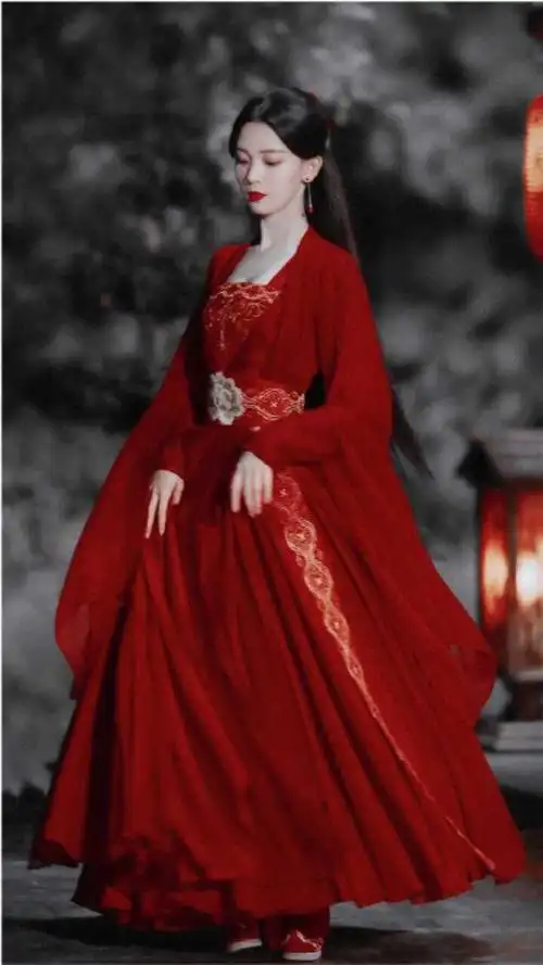 少女大人陈瑶绝美红装太惊艳建议古装半永久