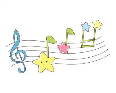 卡通音乐音符图案素材