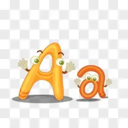 apngapngpsd男子在字母a提款机取钱png创意手绘卡通学生和字母a组合