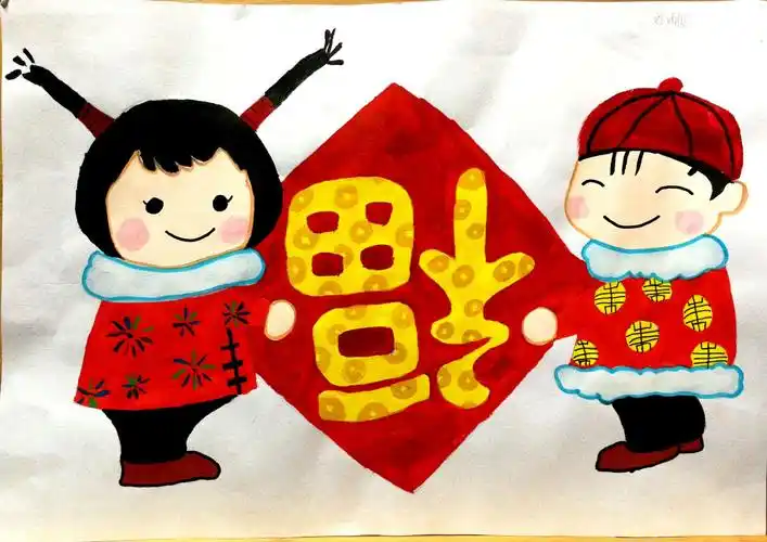 二苑堂迎新年绘画比赛金奖,银奖作品展