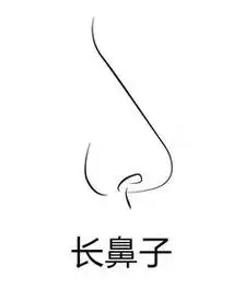 笔画3五官简笔画鼻子的画法图解教程 爱做手工网鼻子的简笔画图片大全