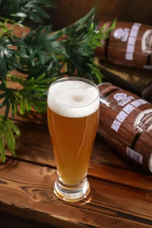 精酿 1l 啤酒德国工艺白啤原浆啤酒平口艾尔大麦小麦高浓度79 大鼓桶