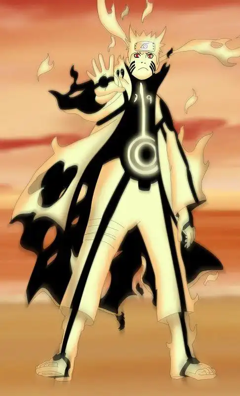 来几张鸣人九尾模式的高清图片