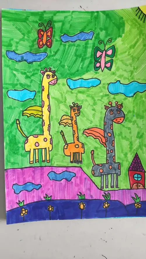 一(2)班《北京动物园》优秀作品