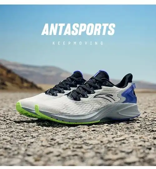 安踏羚跑跑步鞋2022夏季新款虫洞科技跑鞋情侣款轻便运动鞋男款8黑碳