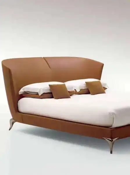 意大利轻奢真皮沙发港式北欧意式高脚家具后现代简约三人灰色皮艺