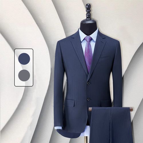 蒂夫曼新款四季男士西服套装商务时尚职业正装黑色伴郎服婚礼宴会