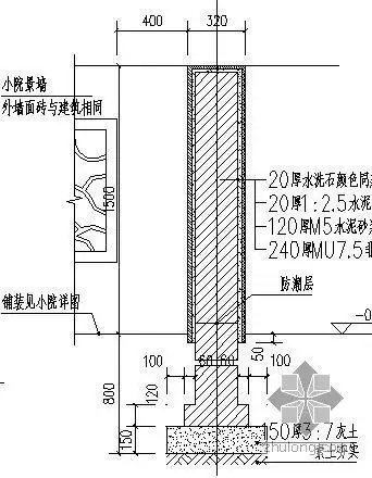 景观亲水平台节点详图