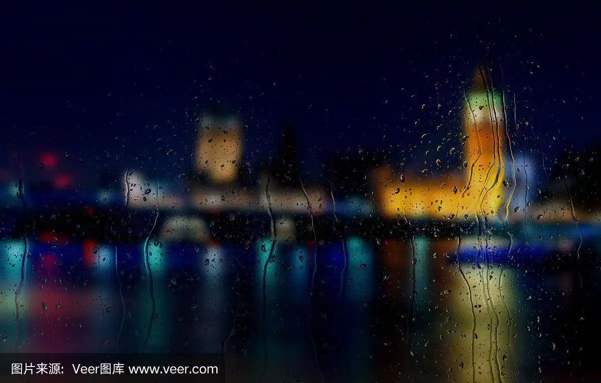 透过窗户往外看,夜晚,伦敦,背景,抽象