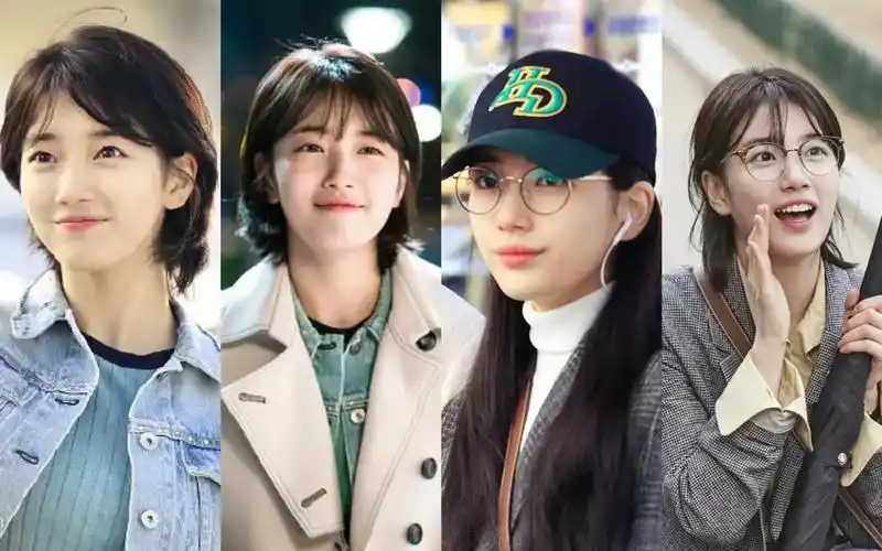 懒昕72韩剧穿搭裴秀智当你沉睡时79套实穿短发日常韩系