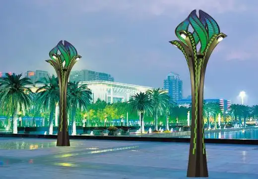 金釜大型景观灯和房地产小区庭院灯深受客户欢迎!