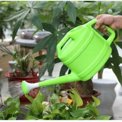 加厚洒水壶塑料浇水壶长嘴浇花喷壶带盖花洒壶园艺淋花壶浇菜水壶带盖