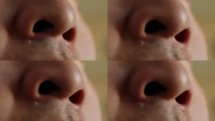 鼻子局部特写
