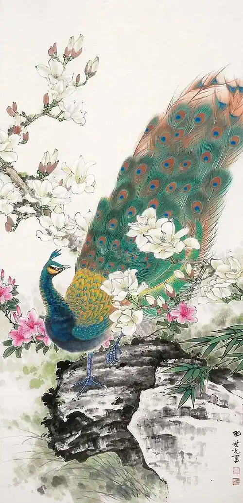 田世光花鸟画作品欣赏