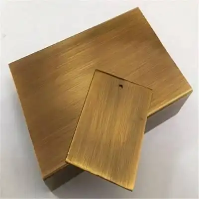 304拉丝黄古铜不锈钢板_批发黄古铜拉丝不锈钢板价格