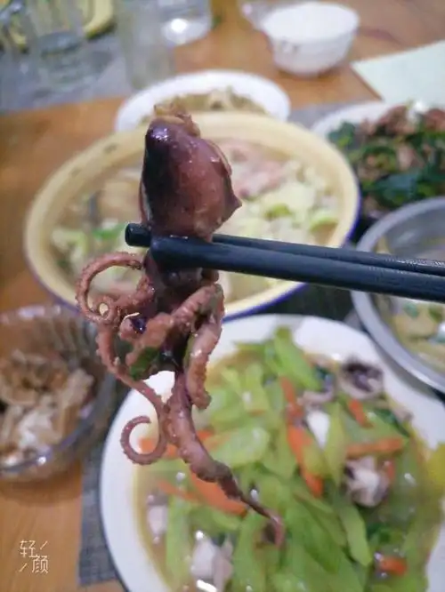 小鱿鱼小章鱼熏马鲛鱼