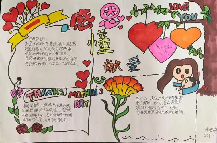 孩子们的手抄报,很用心很精美!