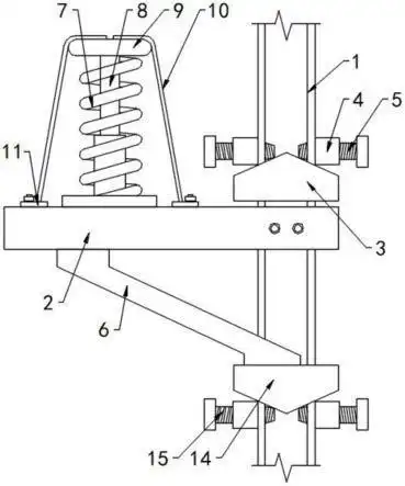 一种电梯的绳头板安装结构的制作方法