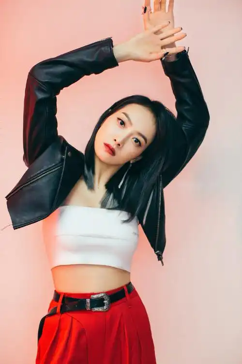 宋茜酷美皮衣时尚写真图片612