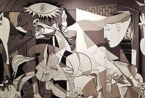 毕加索的画作《格尔尼卡》中,马头象征着什么?