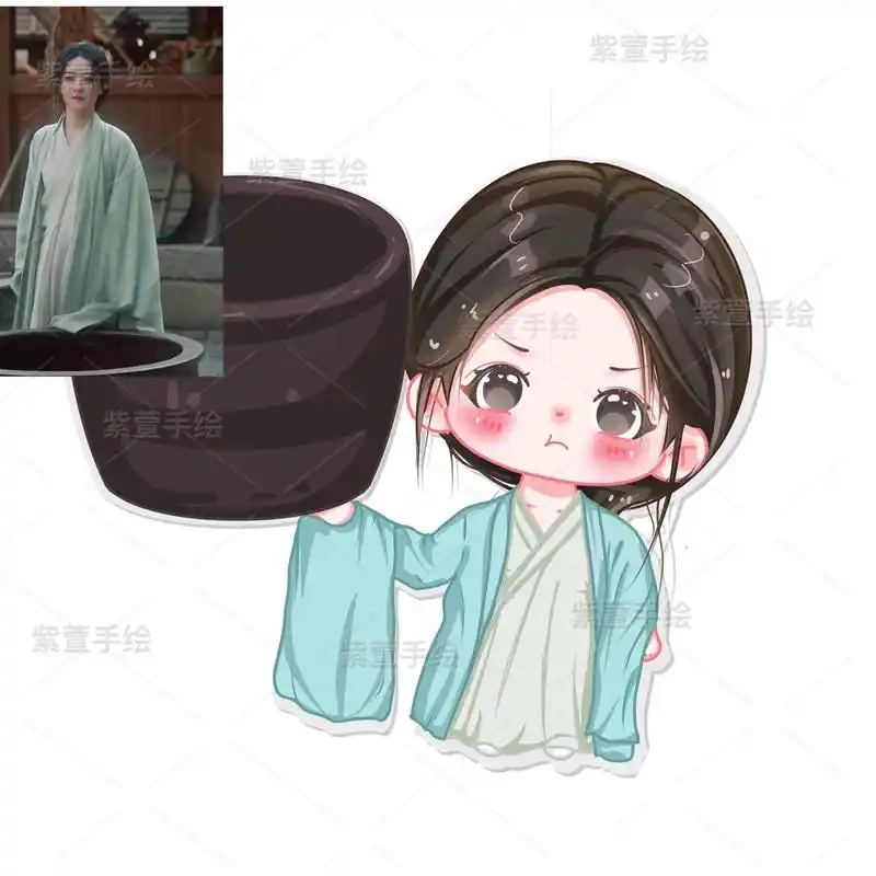 画赵丽颖与凤行沈璃,可爱的.#q版人物 #与凤行#赵丽颖 # - 抖音