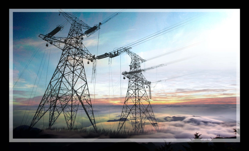 电网背景ppt课件