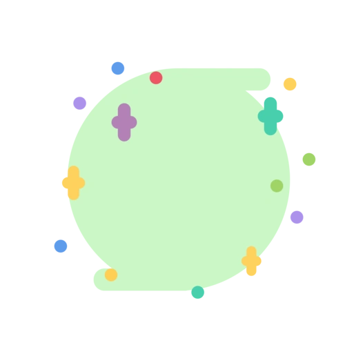 绿色清新通用边框标签图片