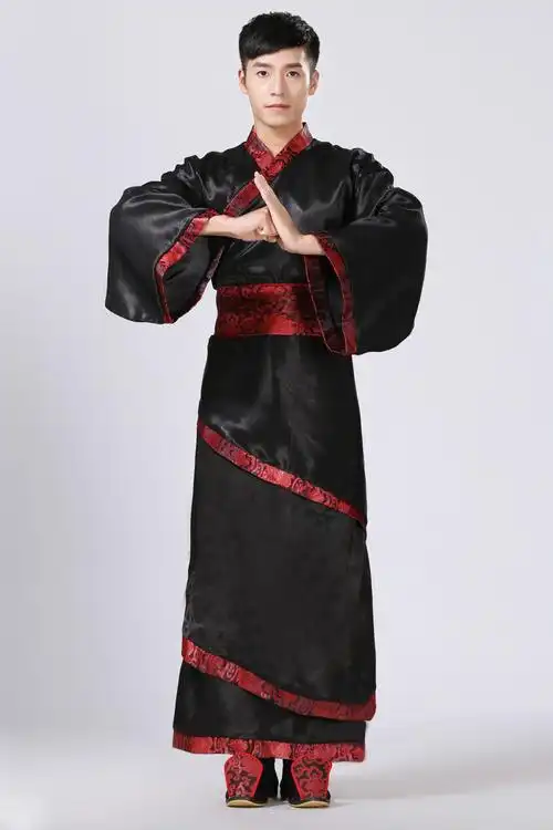 新款新款新款古装服装男汉服曲裾臣子官服汉朝大臣书生