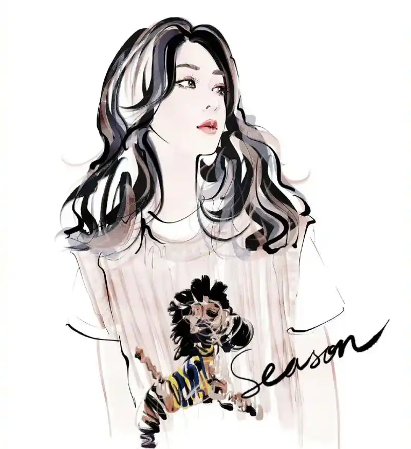 杨紫##电视剧要久久爱 甜美少女#可爱卡通头像 #我的宝藏 - 抖音