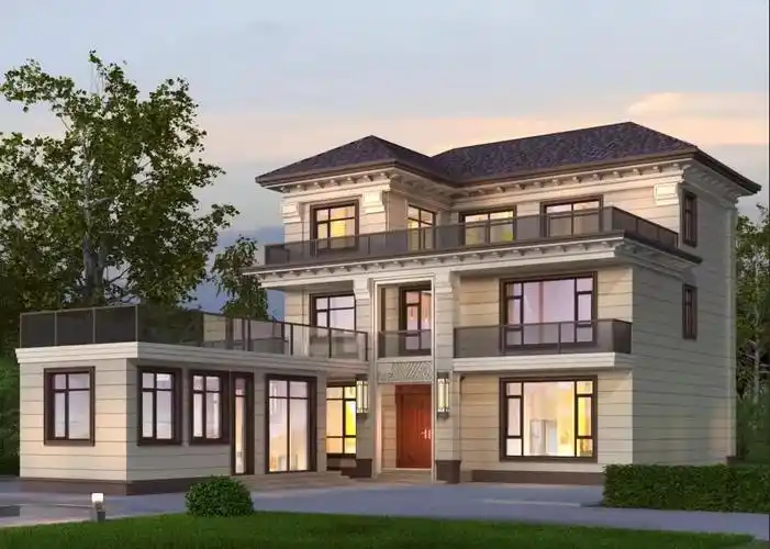 面宽小,进深大,3层7字型自建房,要求,通风采光合理,保留柴火灶和厨房