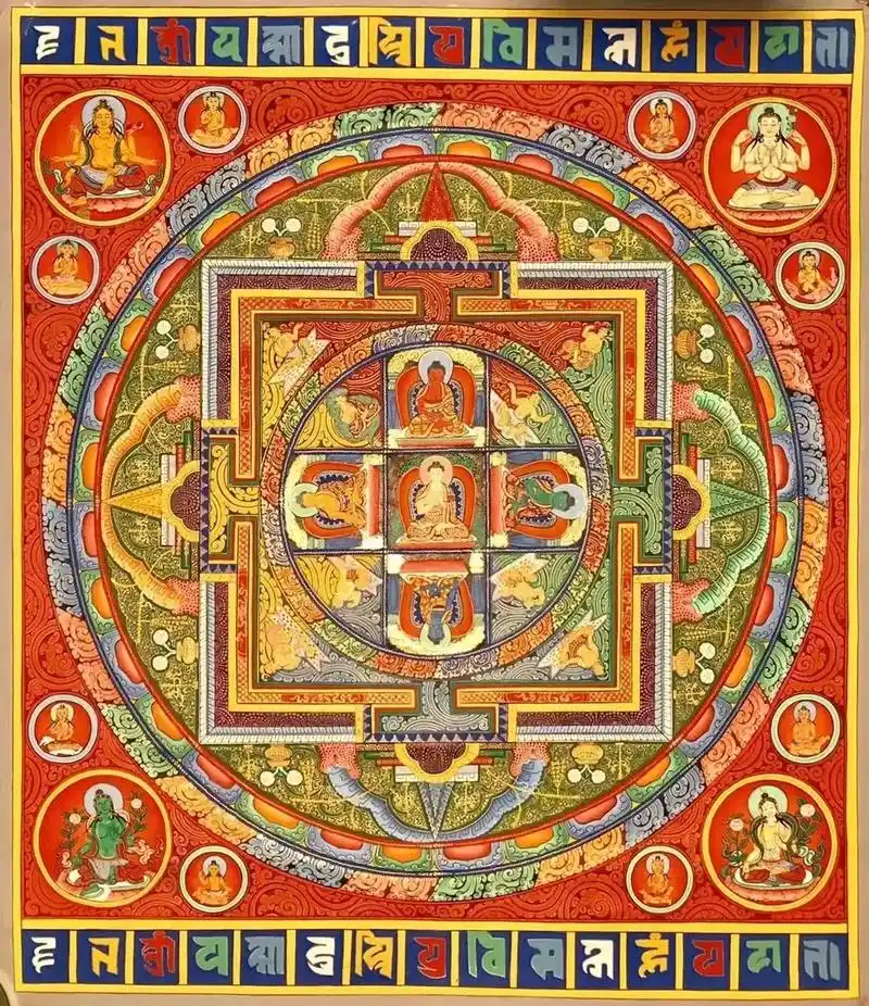 3:【传世稀有坛城】稀有构图 70-60cm 时轮金 - 抖音