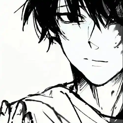 动漫头像 | 黑白系帅气动漫男头